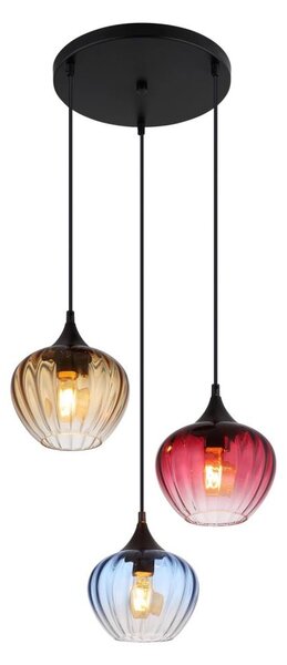 Globo 15748-3HR - Lampadario a sospensione con filo SANDER 3xE27/60W/230V