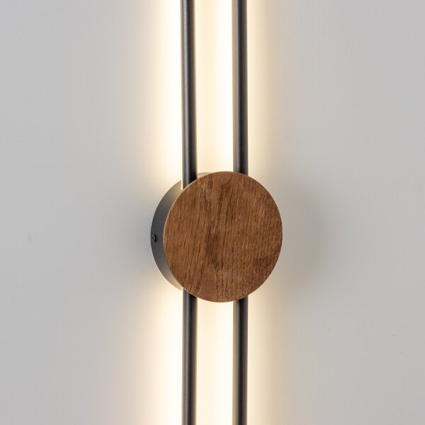 Brilagi - Applique a LED WOODY COLLINE LED/15W/230V 80 cm quercia ciliegio