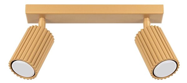 Sollux SL.1561 - Faretto KARBON 2xGU10/10W/230V oro