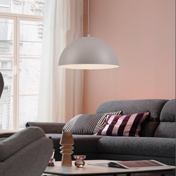 Schöner Wohnen Lampada a sospensione Ali, dimmerabile, Crema / Ambra, Soggiorno / Sala da pranzo, Metallo, Scandinavo, Lampada a sospensione