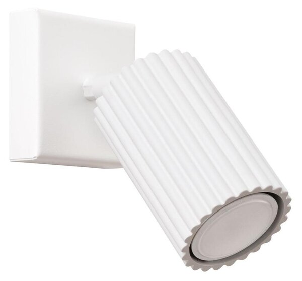 Sollux SL.1540 - Faretto da parete KARBON 1xGU10/10W/230V bianco