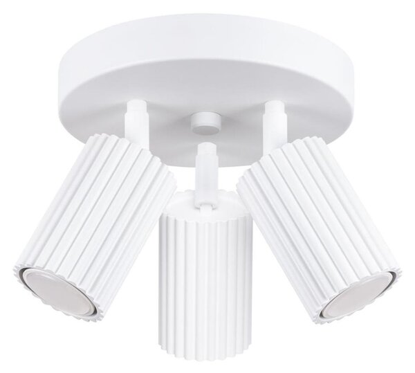 Sollux SL.1544 - Faretto KARBON 3xGU10/10W/230V bianco