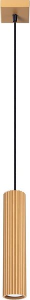 Sollux SL.1554 - Lampadario a sospensione con filo KARBON 1xGU10/10W/230V oro