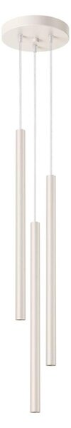 Sollux SL.1515 - Lampadario a sospensione con filo PASTELO 3xG9/8W/230V color crema