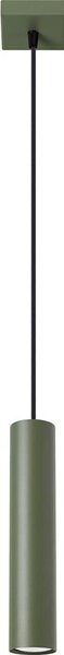 Sollux SL.1484 - Lampadario a sospensione con filo LAGOS 1xGU10/10W/230V verde