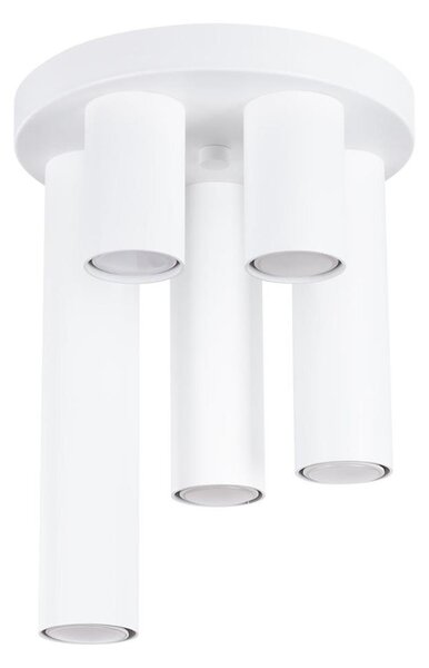 Sollux SL.1465 - Faretto LAGOS 5xGU10/10W/230V bianco