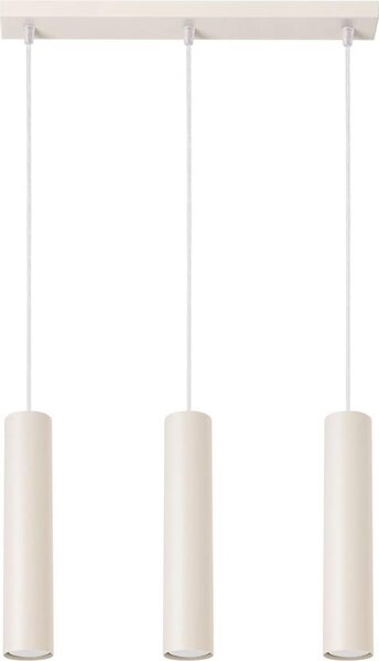 Sollux SL.1481 - Lampadario a sospensione con filo LAGOS 3xGU10/10W/230V color crema