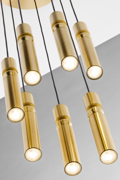 Jupiter 2021 - Lampadario a sospensione con filo ALAS 7xGU10/10W/230V oro