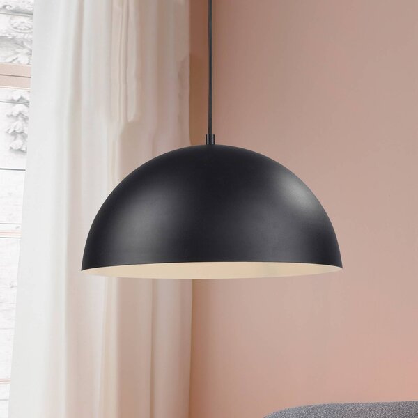 Schöner Wohnen Lampada a sospensione Ali, dimmerabile, Nero, Soggiorno / Sala da pranzo, Metallo, Scandinavo, Lampada a sospensione