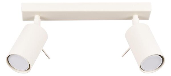 Sollux SL.1495 - Faretto RING 2xGU10/10W/230V color crema