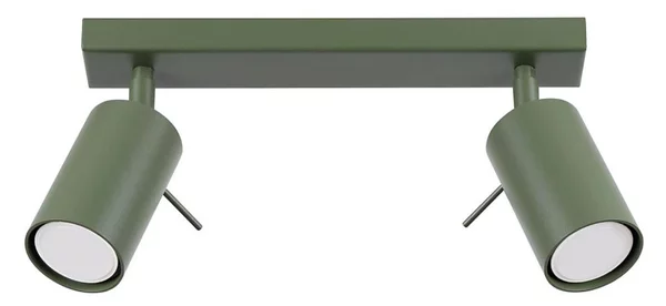 Sollux SL.1501 - Faretto RING 2xGU10/10W/230V verde