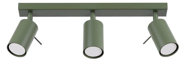 Sollux SL.1502 - Faretto RING 3xGU10/10W/230V verde