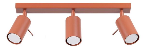 Sollux SL.1508 - Faretto RING 3xGU10/10W/230V rosso
