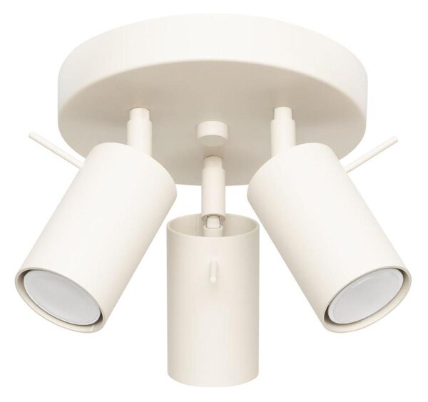 Sollux SL.1497 - Faretto RING 3xGU10/10W/230V color crema