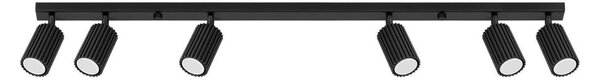 Sollux SL.1585 - Faretto KARBON 6xGU10/10W/230V nero