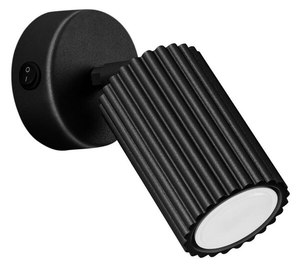 Sollux SL.1579 - Faretto da parete KARBON 1xGU10/10W/230V nero