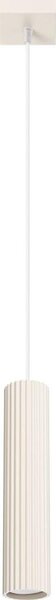 Sollux SL.1592 - Lampadario a sospensione con filo KARBON 1xGU10/10W/230V color crema