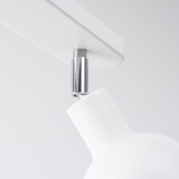 Sollux SL.1314 - Faretto ELBA 2xE27/15W/230V bianco