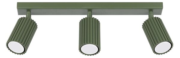 Sollux SL.1619 - Faretto KARBON 3xGU10/10W/230V verde