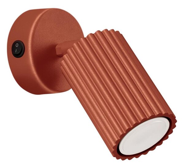 Sollux SL.1636 - Faretto da parete KARBON 1xGU10/10W/230V rosso