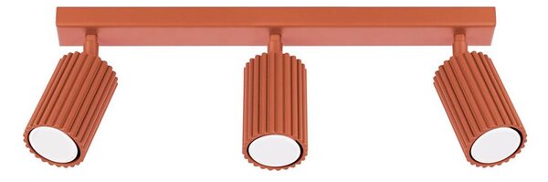 Sollux SL.1638 - Faretto KARBON 3xGU10/10W/230V rosso