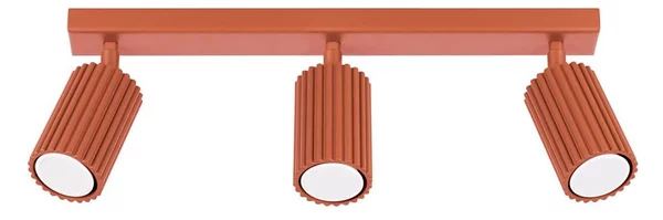 Sollux SL.1638 - Faretto KARBON 3xGU10/10W/230V rosso