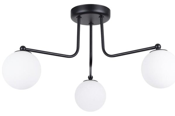 Sollux SL.1662 - Lampadario a sospensione con supporto rigido ASTRAL 3xG9/8W/230V nero