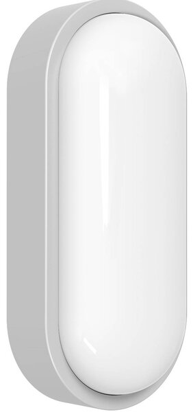 MEGATRON Applique da esterni Zella Neo XL, dimmerabile, Alluminio / Grigio / Zincato, Corridoio, Plastica, Applique da esterni