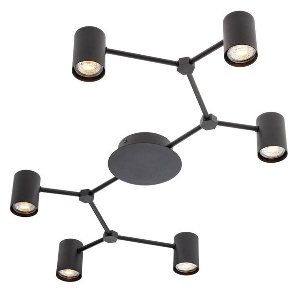 Redo 01-4048 - Faretto WEBB 6xGU10/10W/230V nero