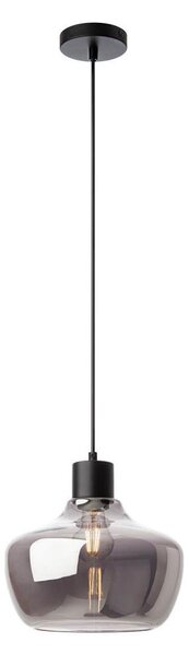Redo 01-4046 - Lampadario a sospensione con filo ATLANTIS 1xE27/42W/230V diametro 26 cm nero