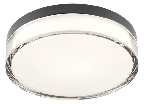 Redo 01-3735 - Plafoniera LED FRISBI LED/12W/230V 3000/4000K IP44 nero