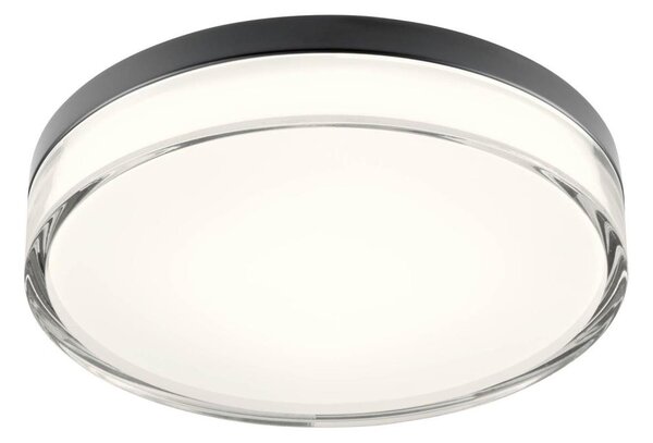 Redo 01-3736 - Plafoniera LED FRISBI LED/18W/230V 3000/4000K IP44 nero