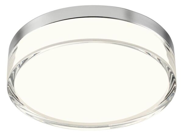 Redo 01-3727 - Plafoniera LED FRISBI LED/12W/230V 3000/4000K IP44 cromo