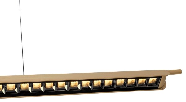 MAXLIGHT P0596 - Lampadario LED a sospensione su cavo JO-JO LED/40W/230V, dorato