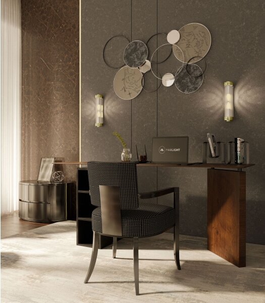 MAXLIGHT W0240 - Applique FLORENCE 2xE14/40W/230V oro