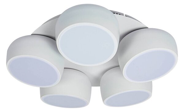 Näve Plafoniera a LED Eliora, dimmerabile, Bianco / Opale, Soggiorno / Sala da pranzo, Metallo, Moderno, Plafoniera LED