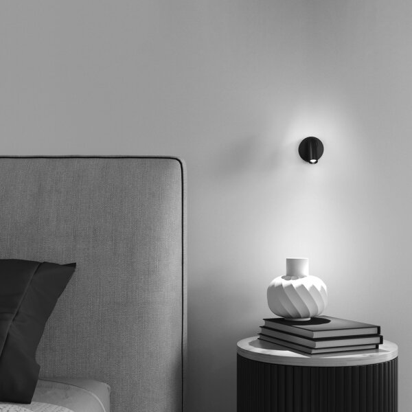 Maytoni C038WL-L3B3K - Applique a LED MIRAX LED/3W/230V 3000K nero