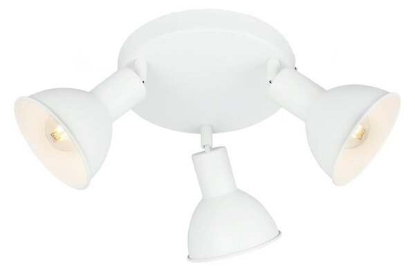Briloner 2674-036 - Faretto RETRO 3xE14/25W/230V bianco
