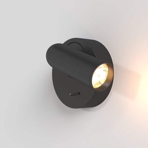 Maytoni C038WL-L3B3K - Applique a LED MIRAX LED/3W/230V 3000K nero