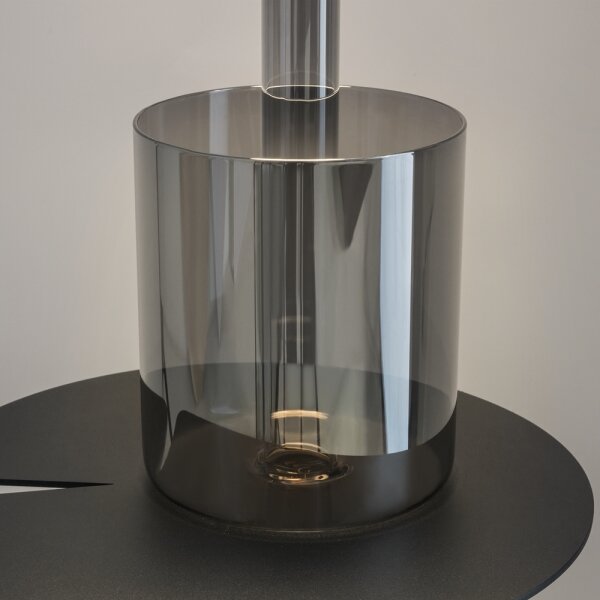 Maytoni MOD229TL-L3B3K3 - Lampada da tavolo LED dimmerabile 3W/5V nero/grigio