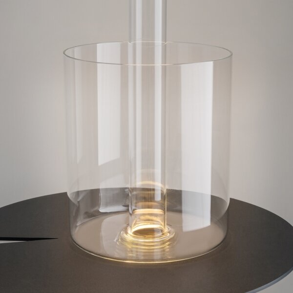 Maytoni MOD229TL-L3B3K1 - Lampada da tavolo LED dimmerabile 3W/5V nera/trasparen