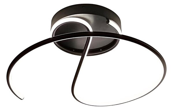 Lampadario a plafone LED DELTA LED/30W/230V nero