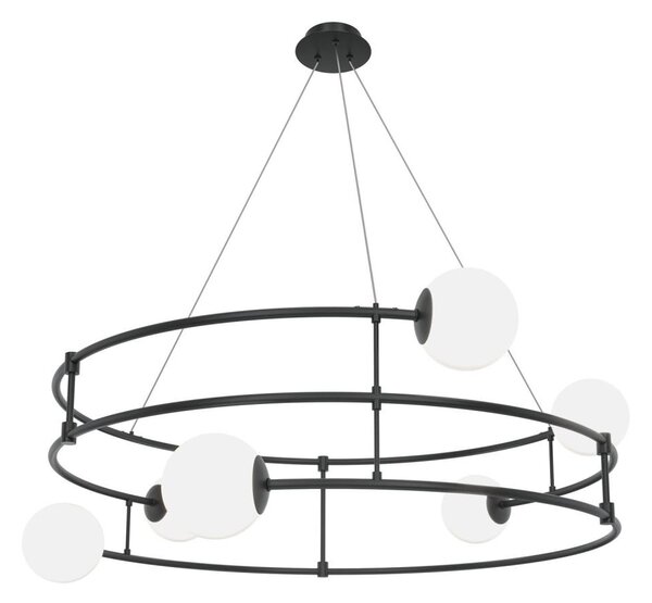 Maytoni MOD317PL-06B - Lampadario a sospensione con filo BALANCE 6xG9/40W/230V nero