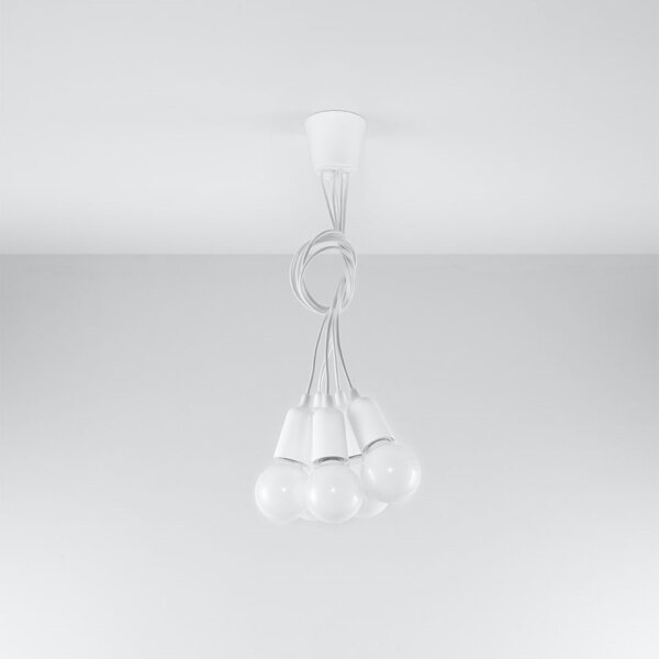 Lampadario a sospensione con filo DIEGO 5xE27/60W/230V