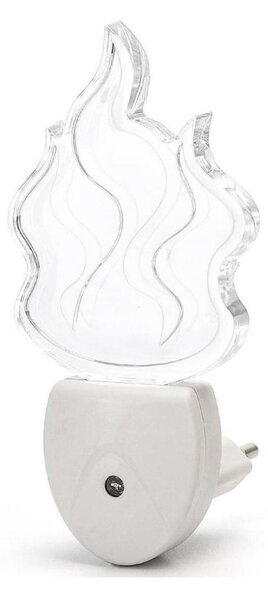 Aigostar - Luce notturna LED RGB con sensore LED/0,5W/230V fiamma