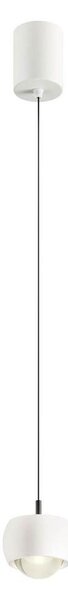 Redo 01-3546 - Lampadario LED a sospensione con filo AVES LED/12W/230V diametro 9,6 cm CRI 90 bianco