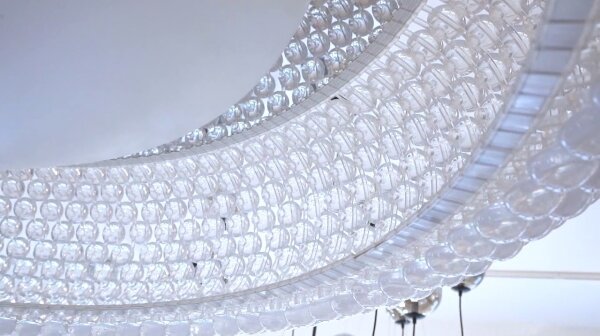 Azzardo AZ0289 - Lampadario su filo ACRYLIO 6xT5/40W/230V