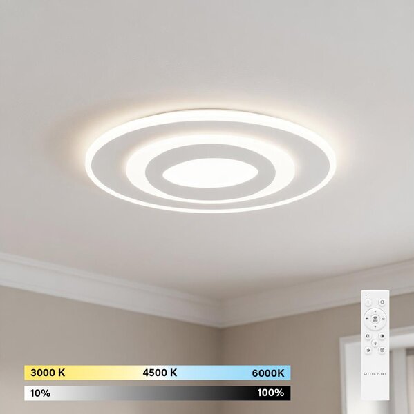 Brilagi - Plafoniera a LED dimmerabile MODERN LED/45W/230V 3000-6000K + telecomando