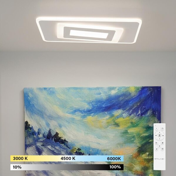 Brilagi - Plafoniera LED dimmerabile MODERN LED/51W/230V 3000-6000K + telecomando