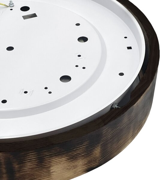 Brilagi - Plafoniera LED CARVALHO SMOKEY LED/36W/230V, finitura in rovere, diam. 47,5 cm